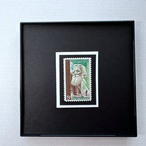 Forest Conservation 1964 Framed Postage Stamp Art 4x4 USA #1245